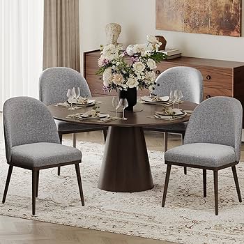 【新品】SISANDI size2（M）SET Amazon.com: COLAMY Upholstered Dining Chairs Set of 2, Large